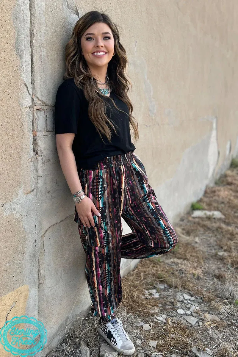 PLUS Sterling Kreek Aztec Warrior Cargo Pants