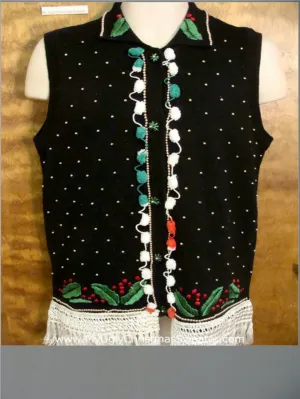 Pokka Dot Horrible Ugly Christmas Sweater Vest