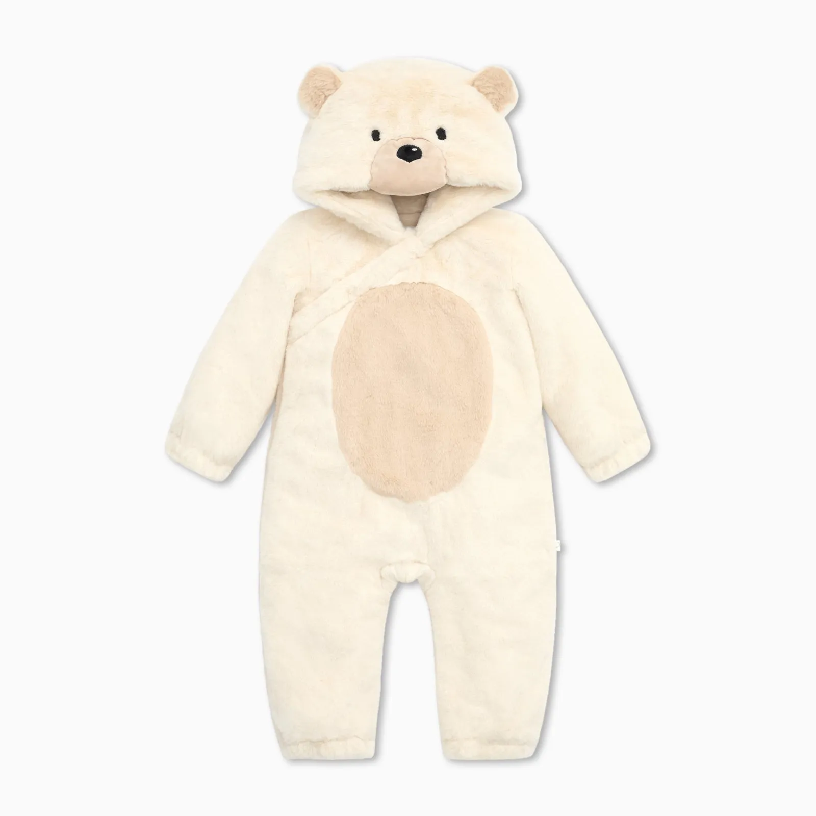 Polar Bear Faux Fur Pramsuit