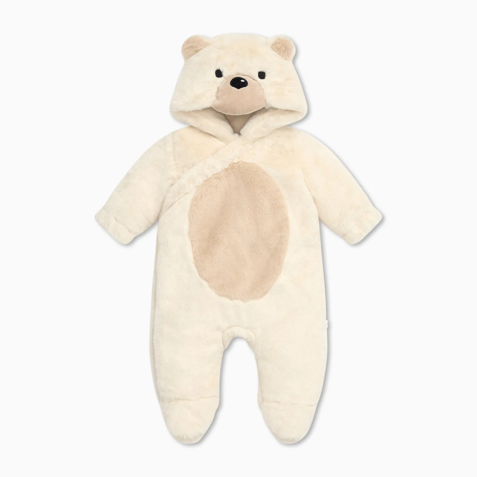 Polar Bear Faux Fur Pramsuit