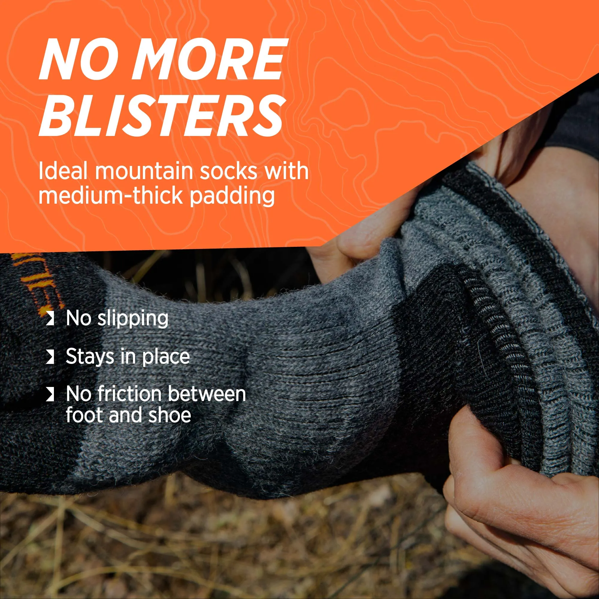 Polaris Multi-Sport Socks, 2-Pack