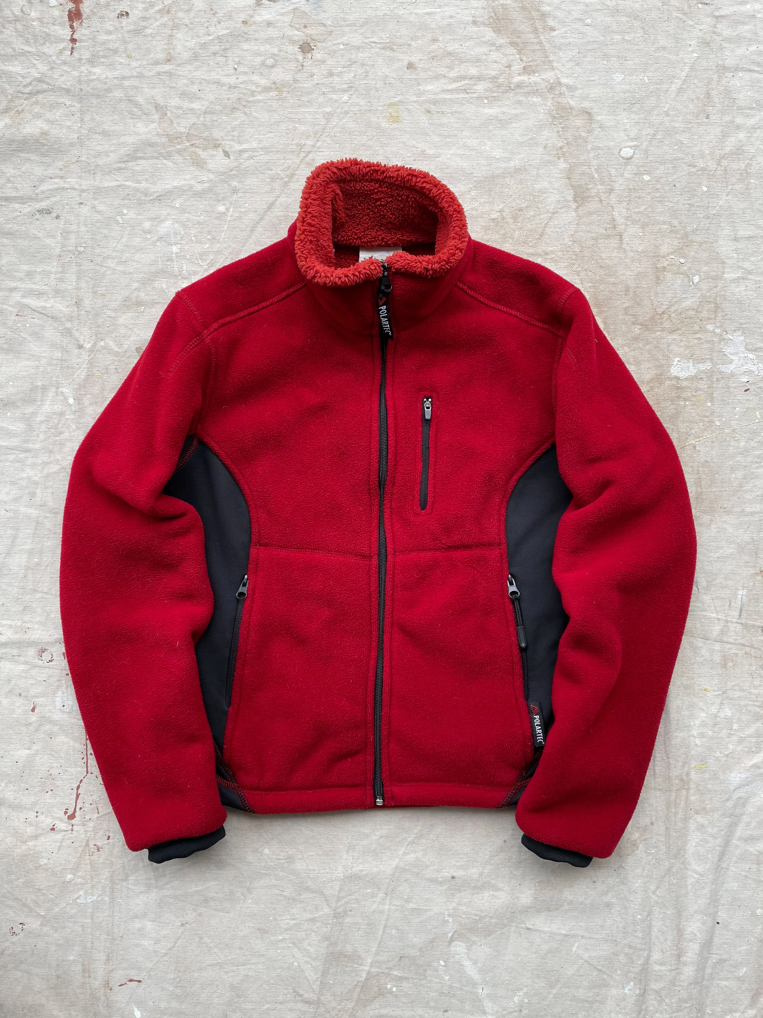 POLARTEC FLEECE JACKET—RED [M]
