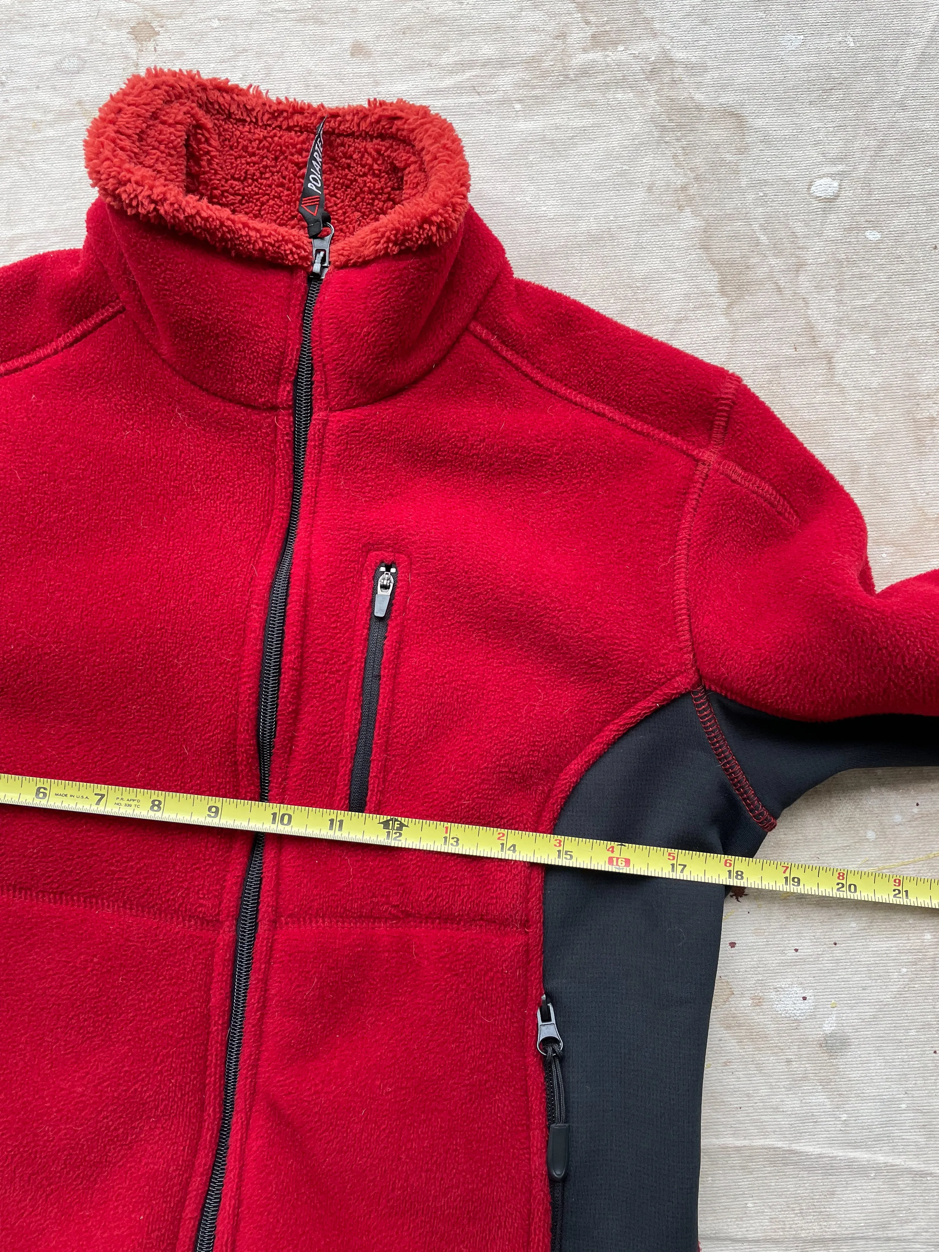 POLARTEC FLEECE JACKET—RED [M]