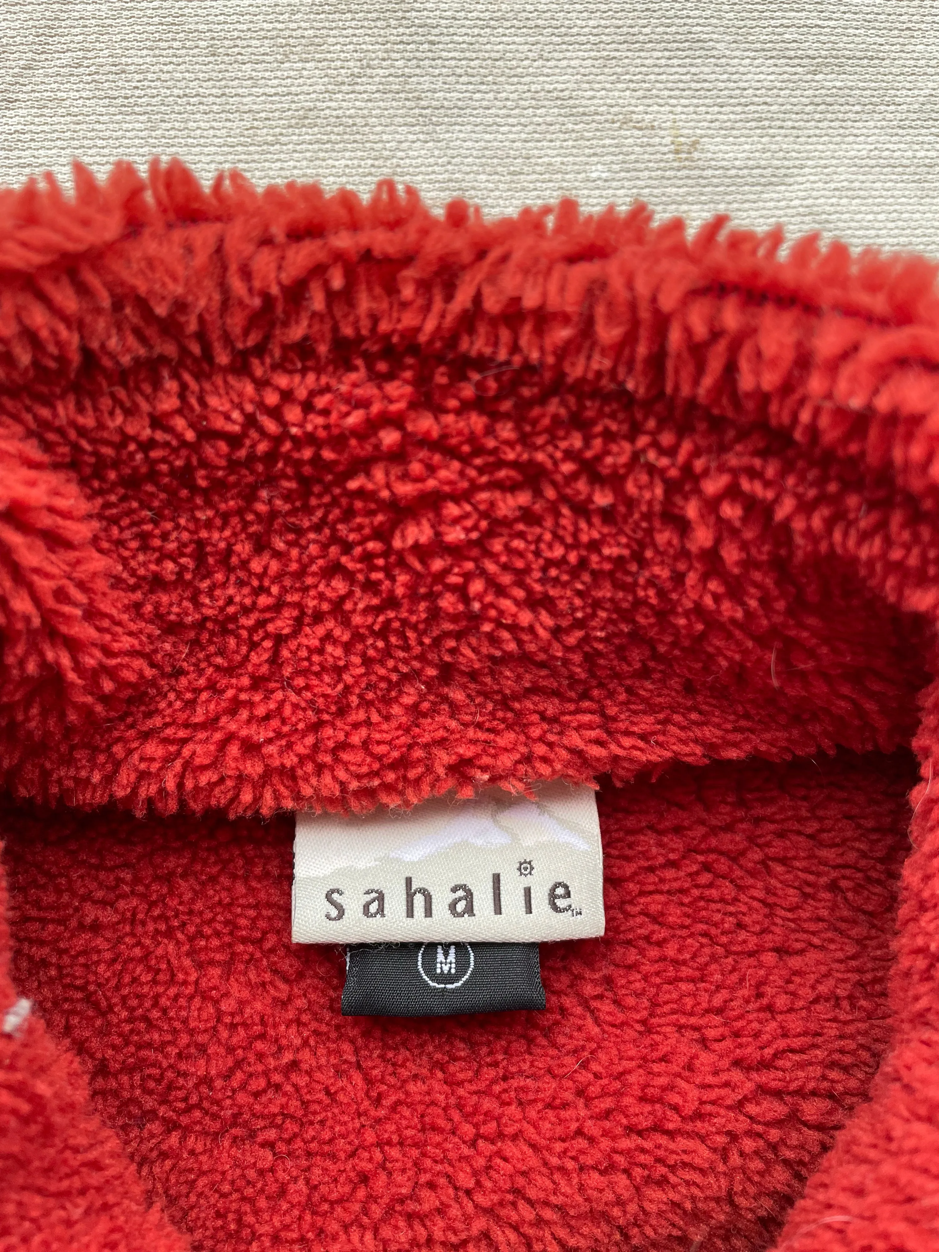 POLARTEC FLEECE JACKET—RED [M]