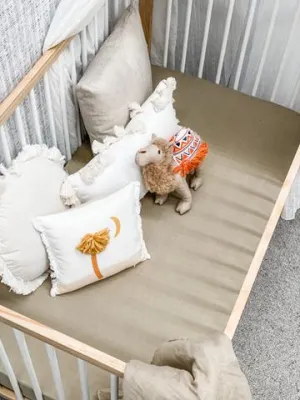 Pop Ya Tot Muslin Sheet "Sand Dune"