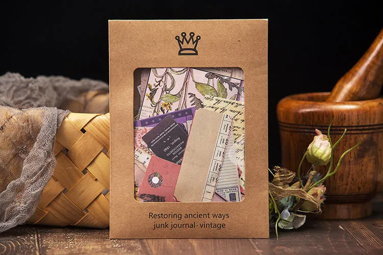 Poppy Crafts Vintage Sticker Pack - Fae & Forna - 78 Stickers*