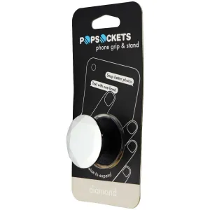PopSockets: Collapsible Grip & Stand Phones & Tablets - Metallic Diamond Silver