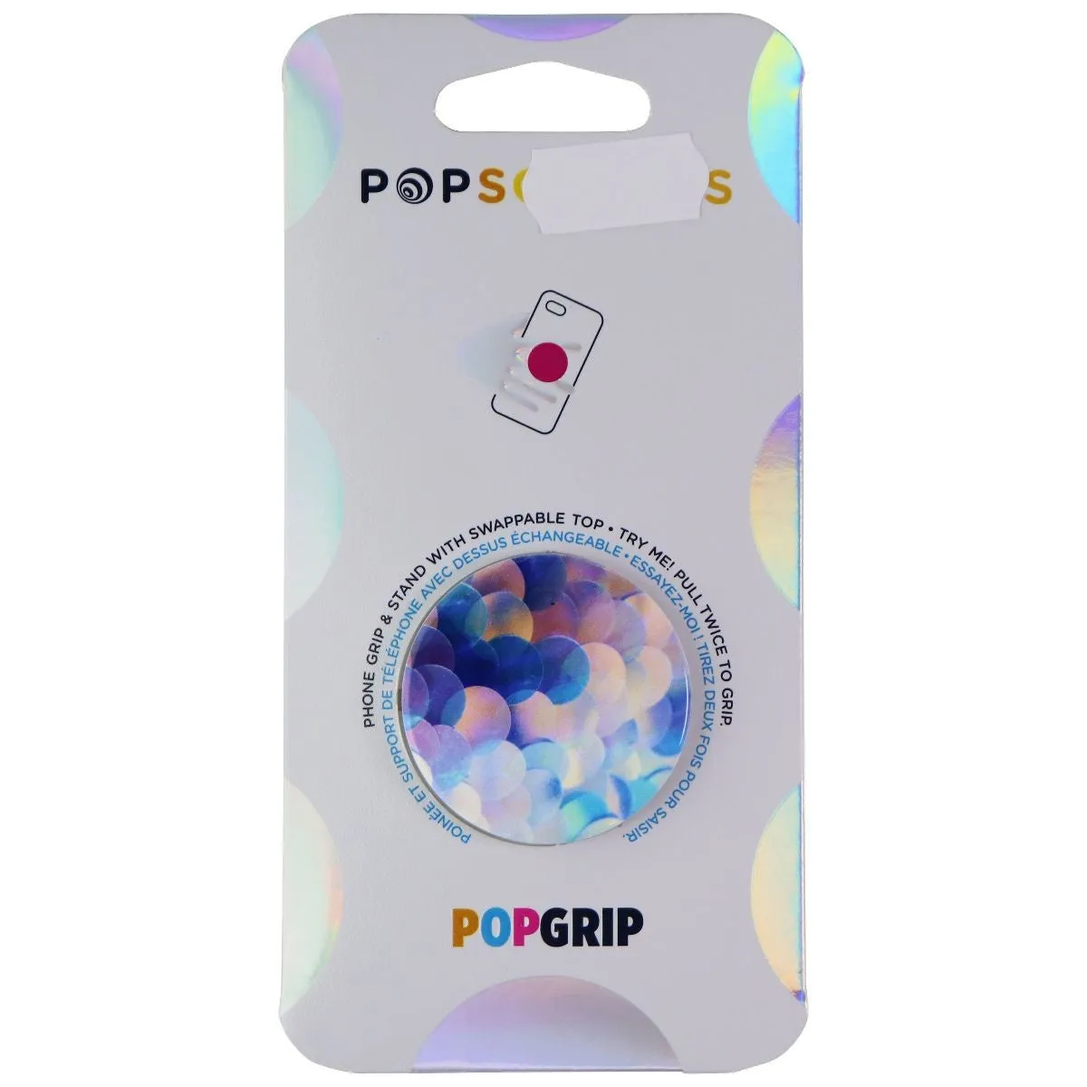 PopSockets PopGrip Swappable Top Holder for Phones & Tablets - Shimmer Scales