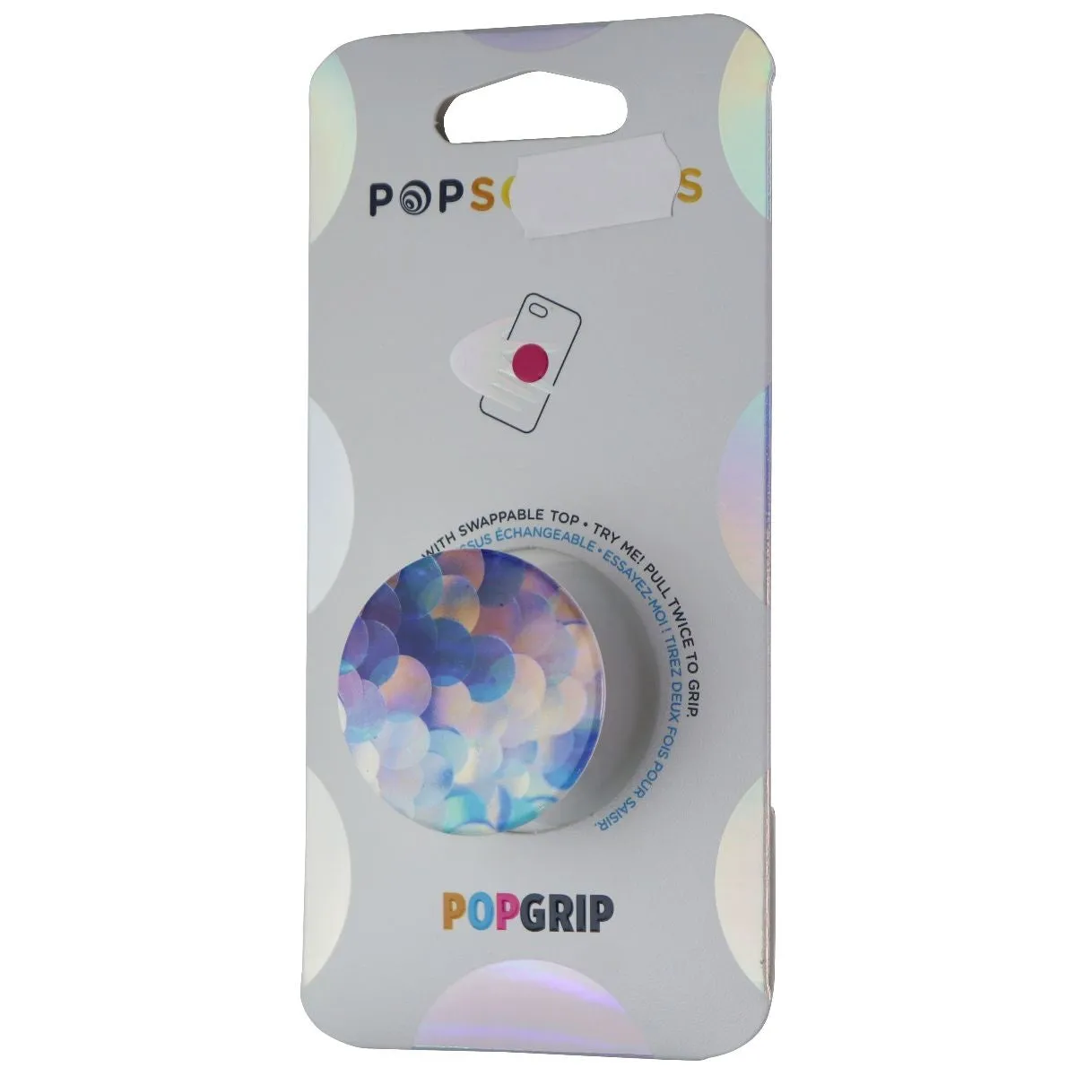 PopSockets PopGrip Swappable Top Holder for Phones & Tablets - Shimmer Scales