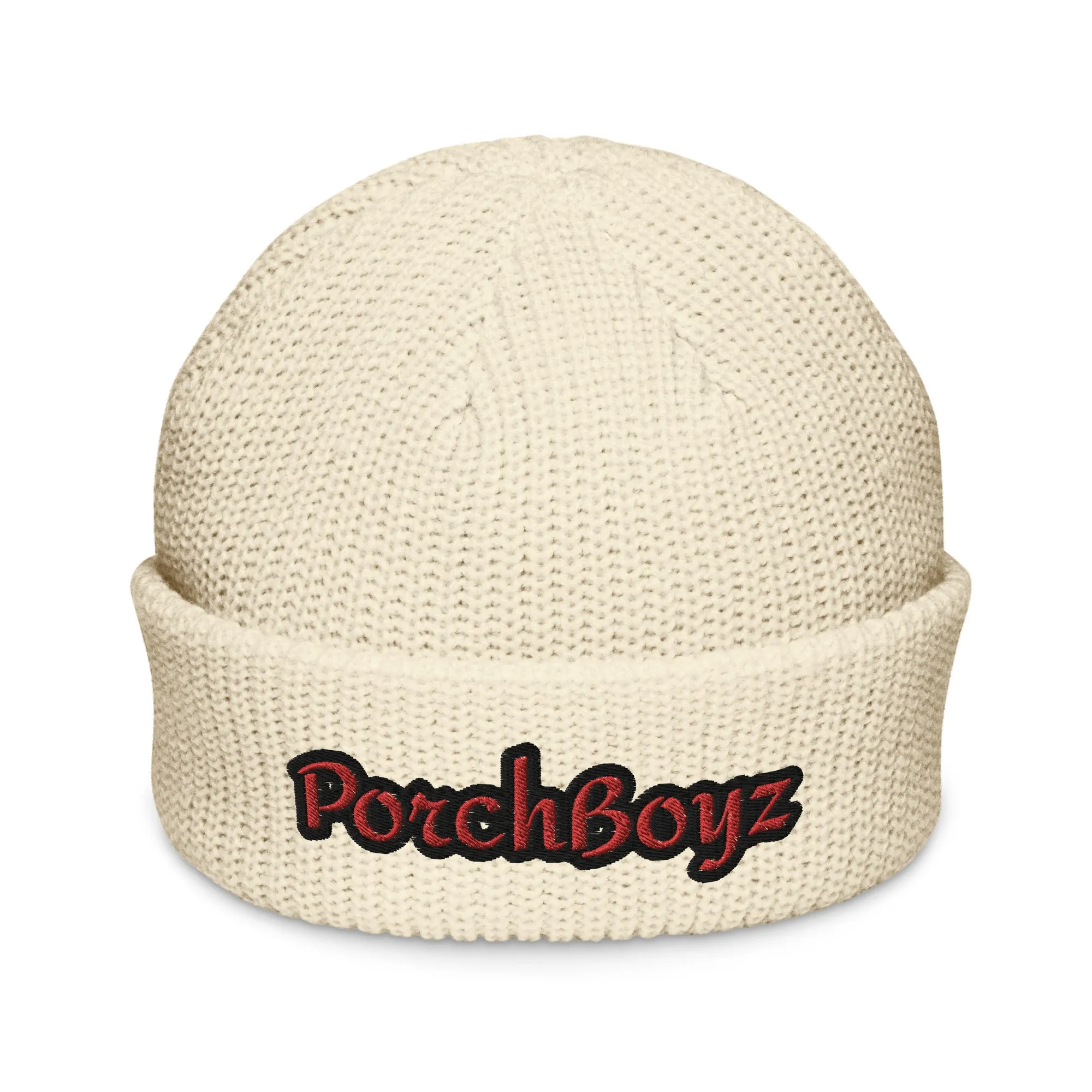 Porchboyz Embroidered Fisherman beanie
