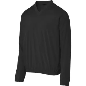 Port Authority Men's Black Zephyr V-Neck Pullover