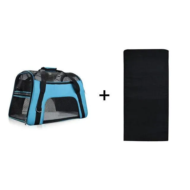 Portable Mesh Dog Carrier Bag: Stylish Solution for Traveling with Pets