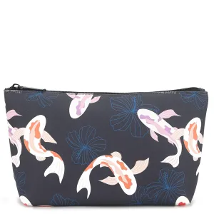 Pouch Gusset Small Koi Navy