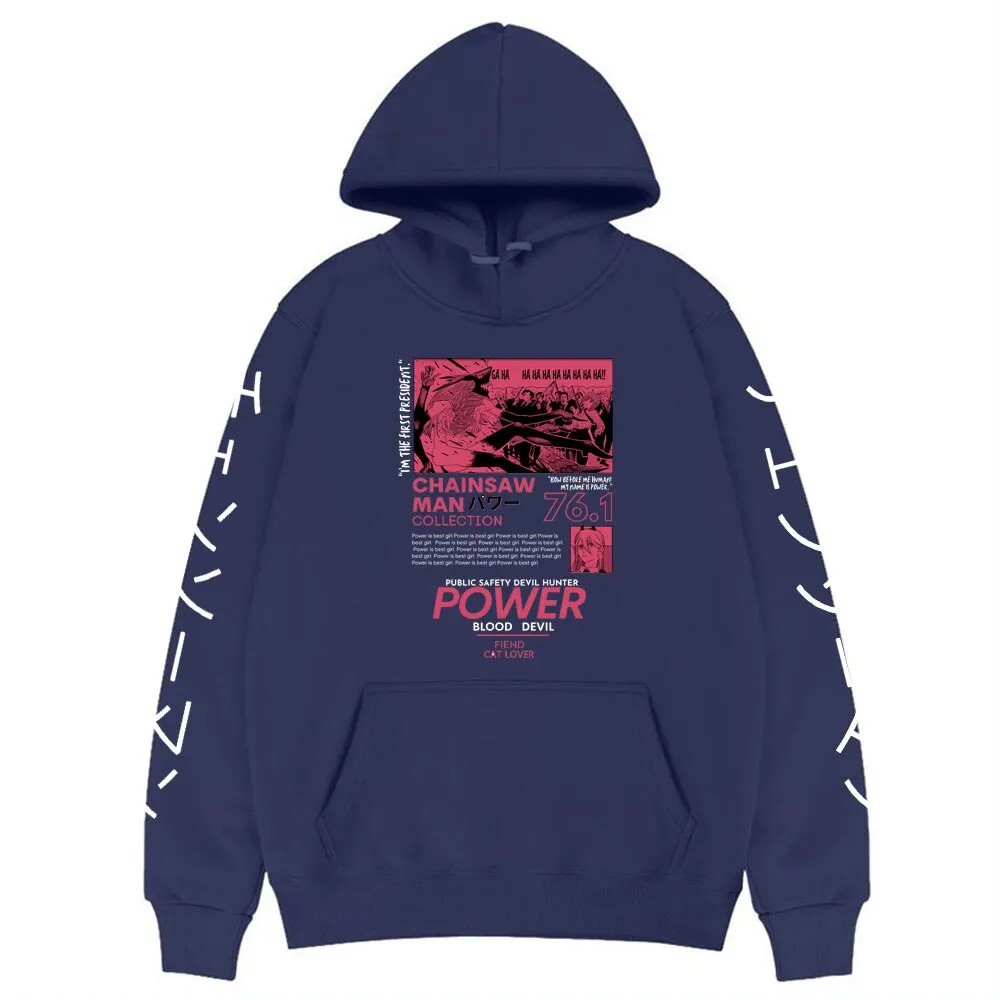 Power Kanji Hoodie Chainsaw Man (Colors Available)