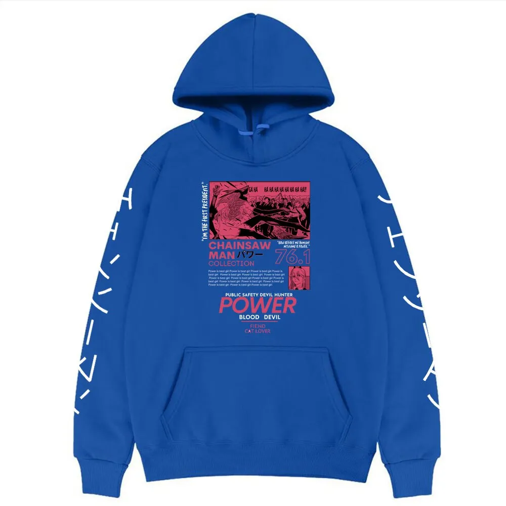 Power Kanji Hoodie Chainsaw Man (Colors Available)