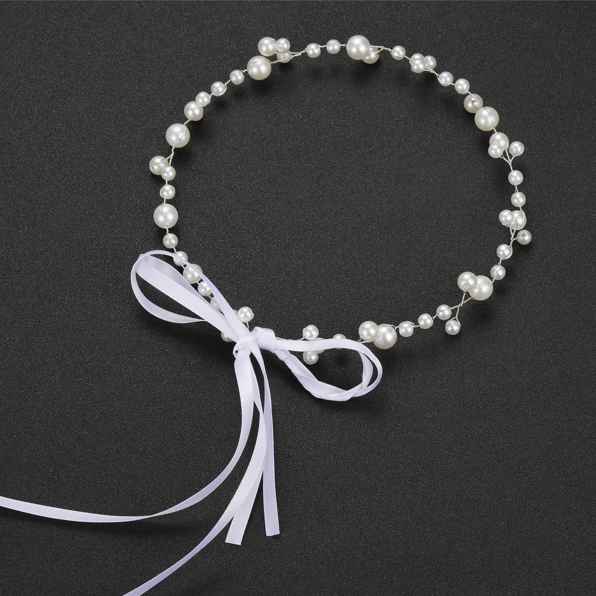 Pre Order:  Simple Pearl Soft Chain Headband