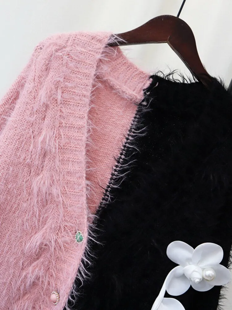 Pre Order:  Single Flower Fluffy Sweater