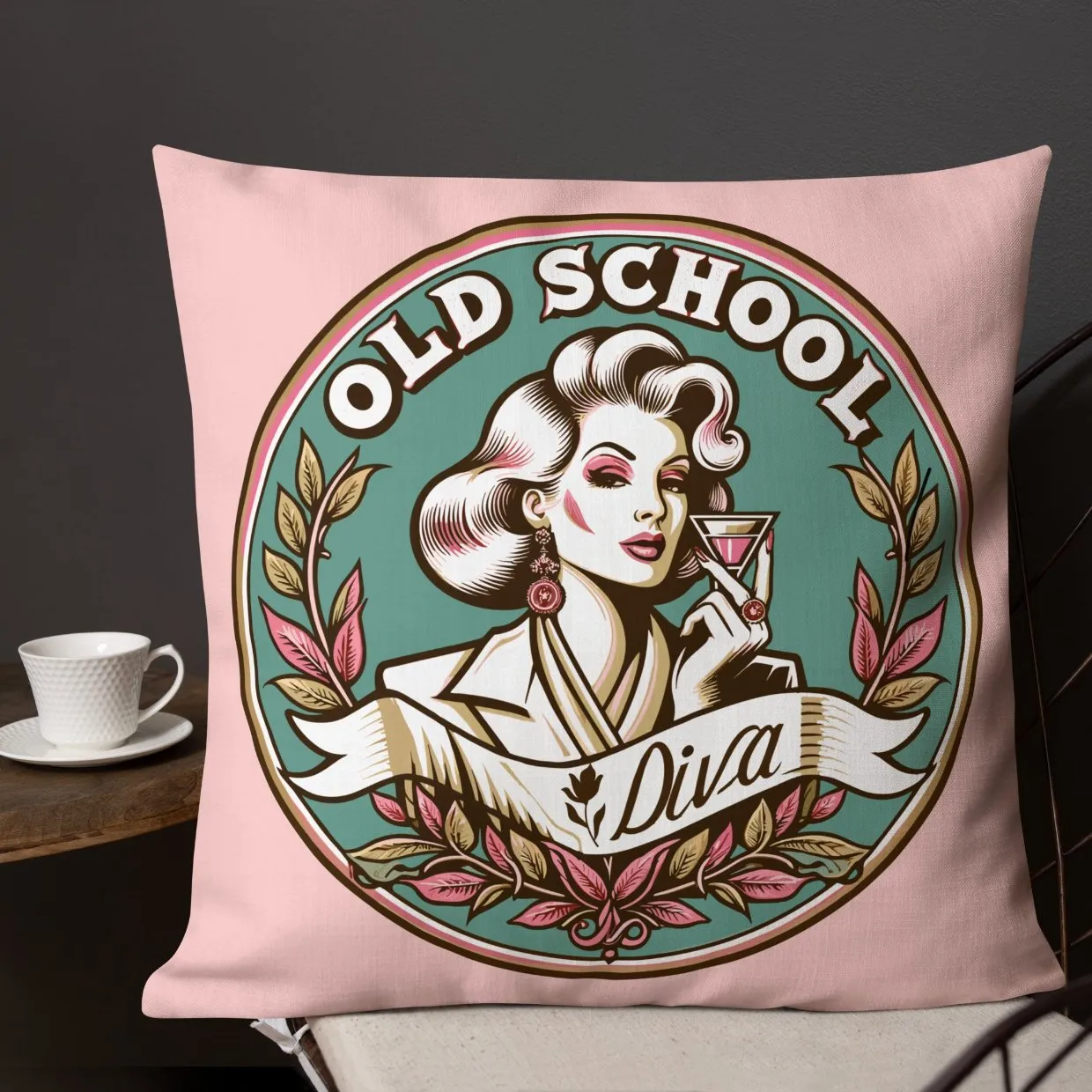 Premium Pillow Old School Diva