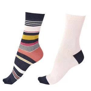 Pretty Polly Bamboo Knit Socks - 2 Pair Pack