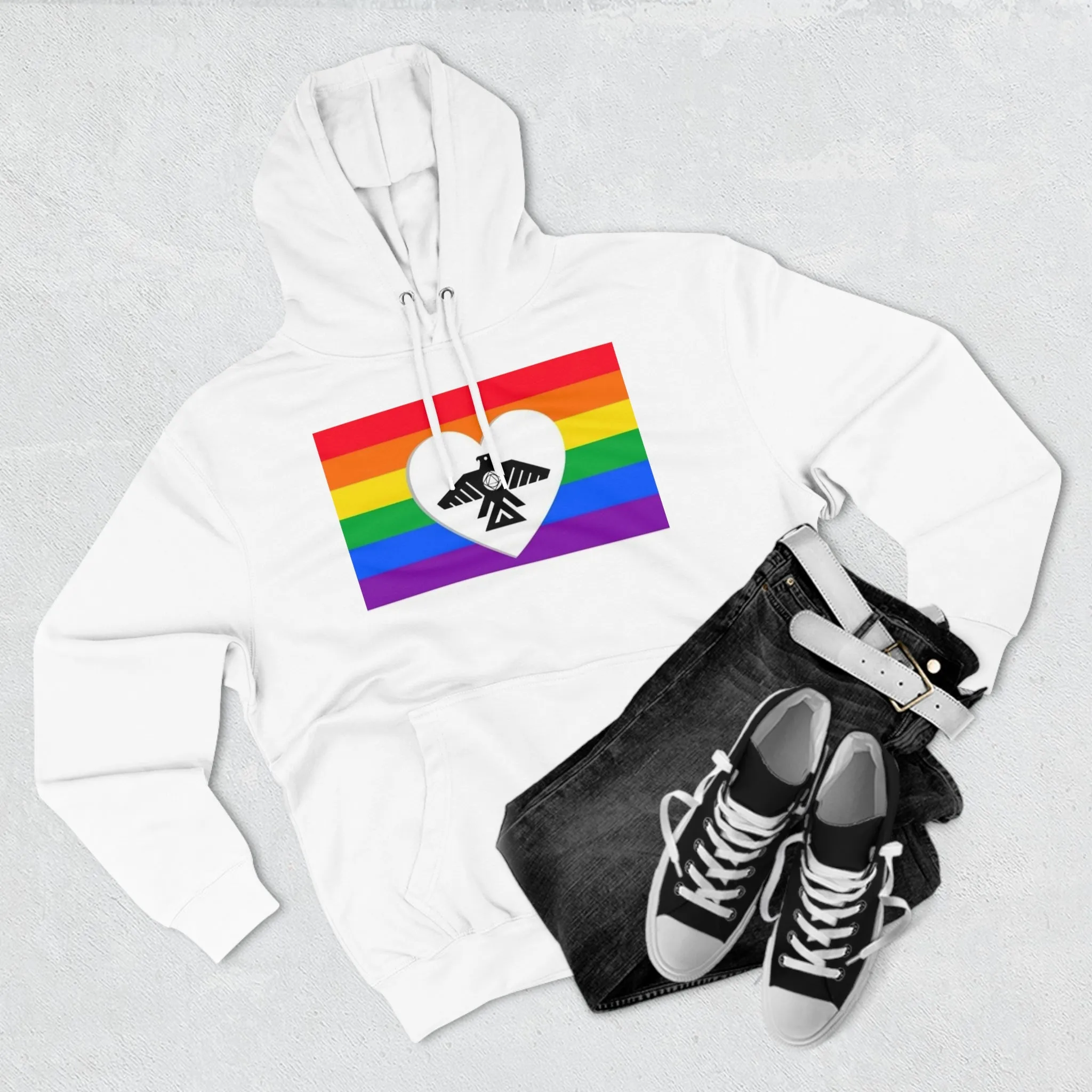 (Pride Recovery Thunderbird) Unisex Premium Pullover Hoodie