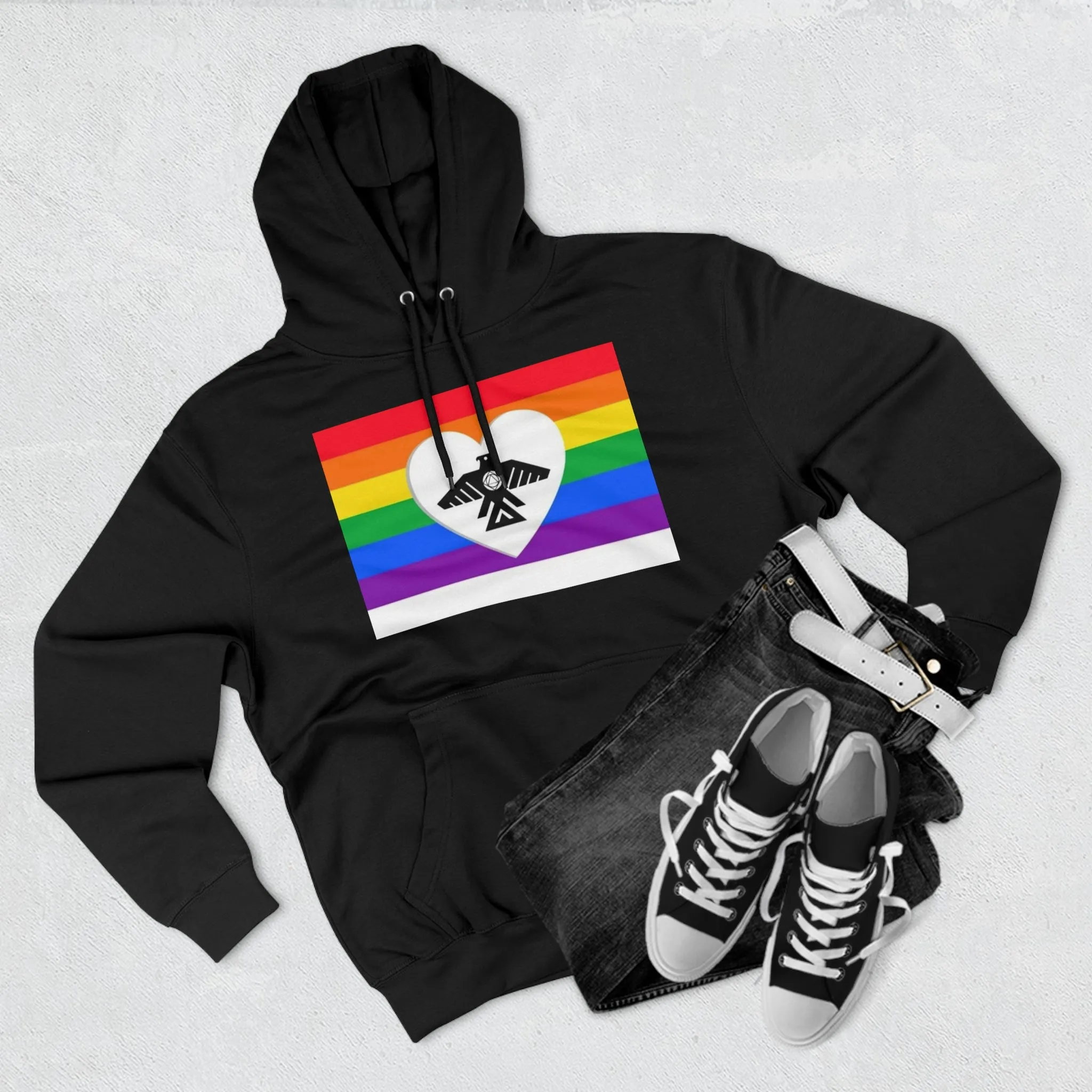 (Pride Recovery Thunderbird) Unisex Premium Pullover Hoodie