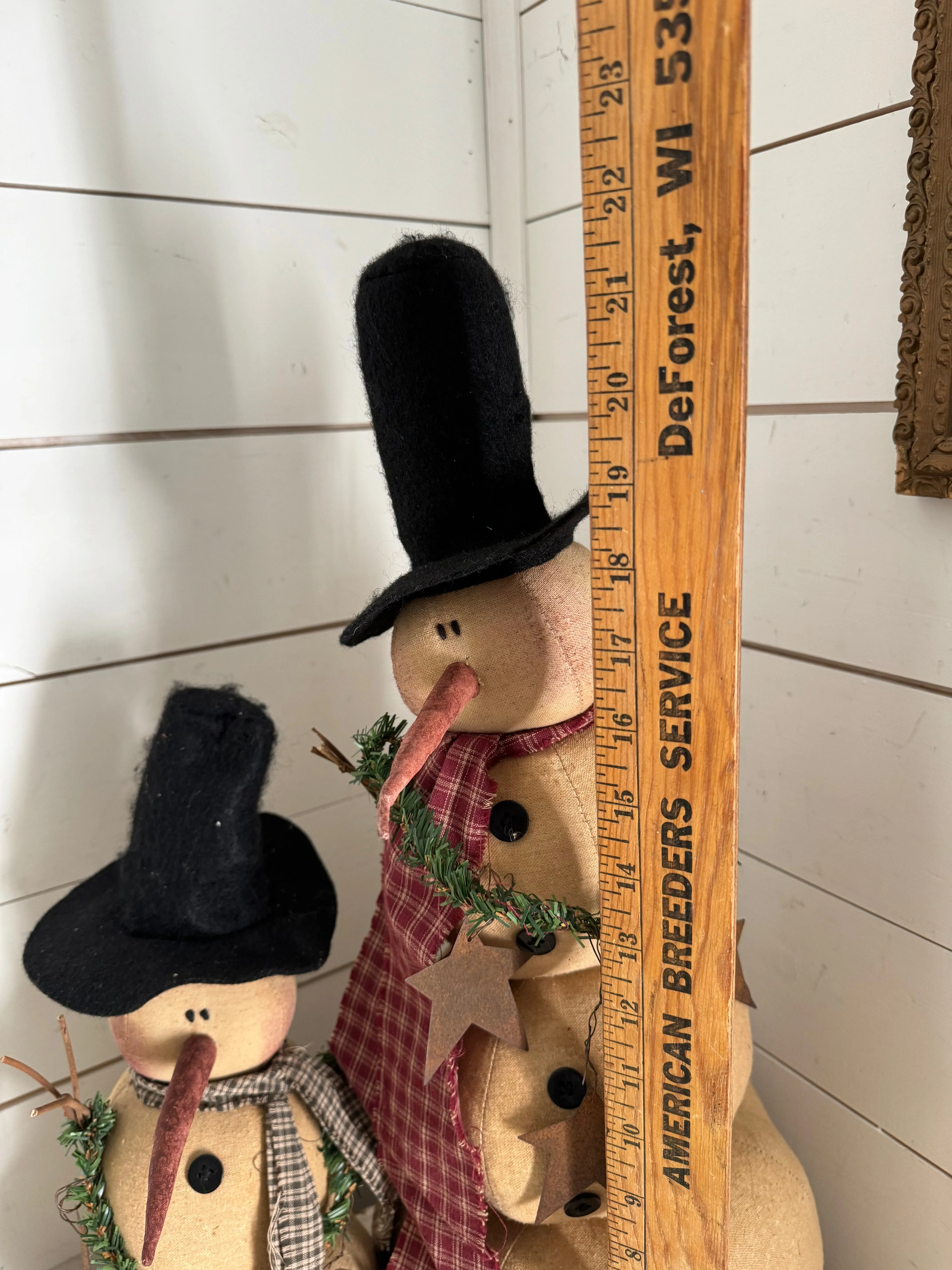 Primitive Snowman - Sold Individually