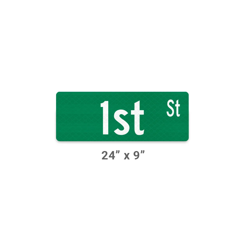 Printed Aluminum Street Sign Blades
