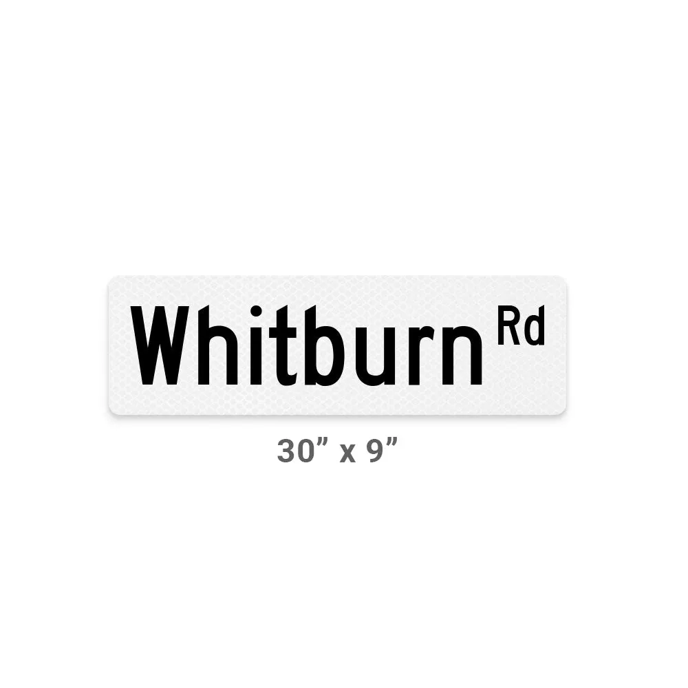 Printed Aluminum Street Sign Blades