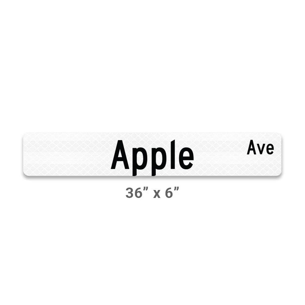 Printed Aluminum Street Sign Blades