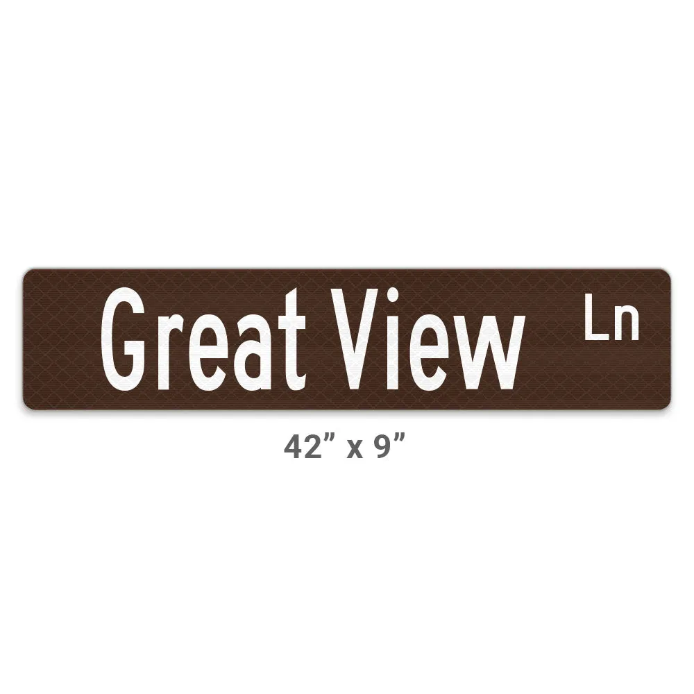 Printed Aluminum Street Sign Blades