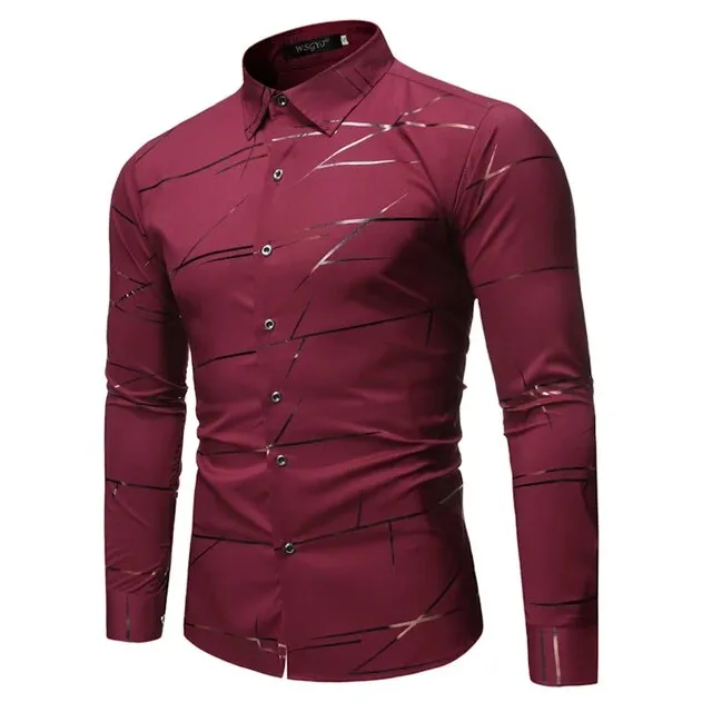 Printed Casual Long Sleeved Shirt