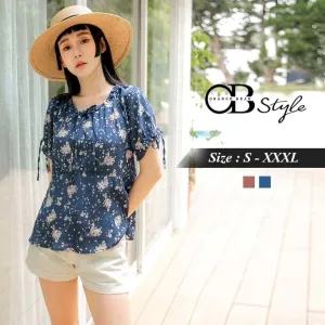PRINTED SHORT SLEEVE TOPS