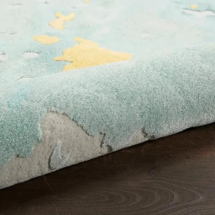 Prismatic PRS26 Seafoam Gold  Rug