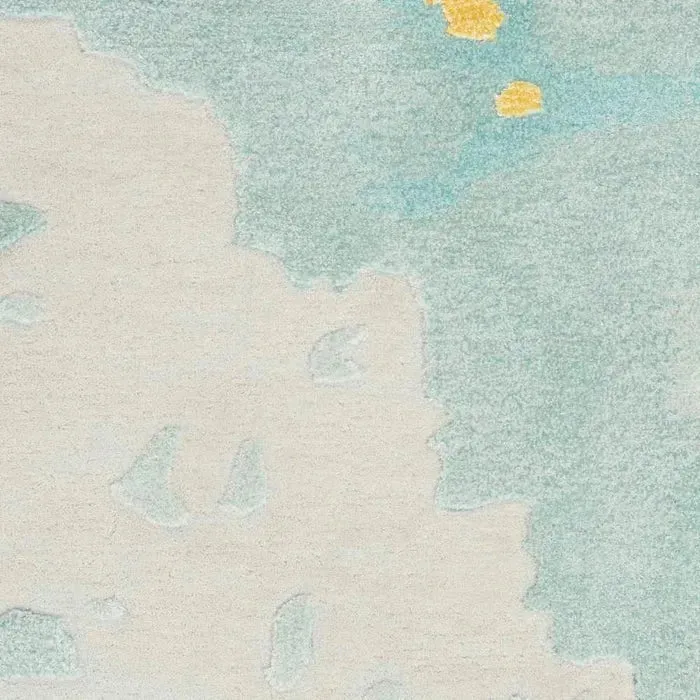 Prismatic PRS26 Seafoam Gold  Rug