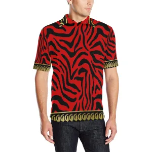 PRIVILEGE Men's All Over Print Polo Shirt