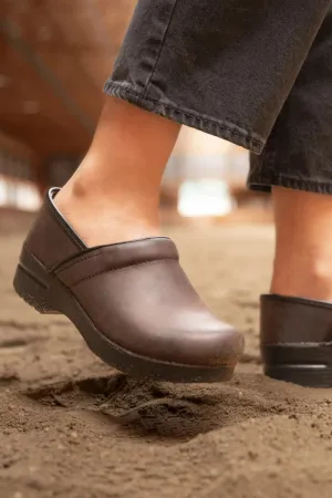 Professional Clog Antique Brown Oiled