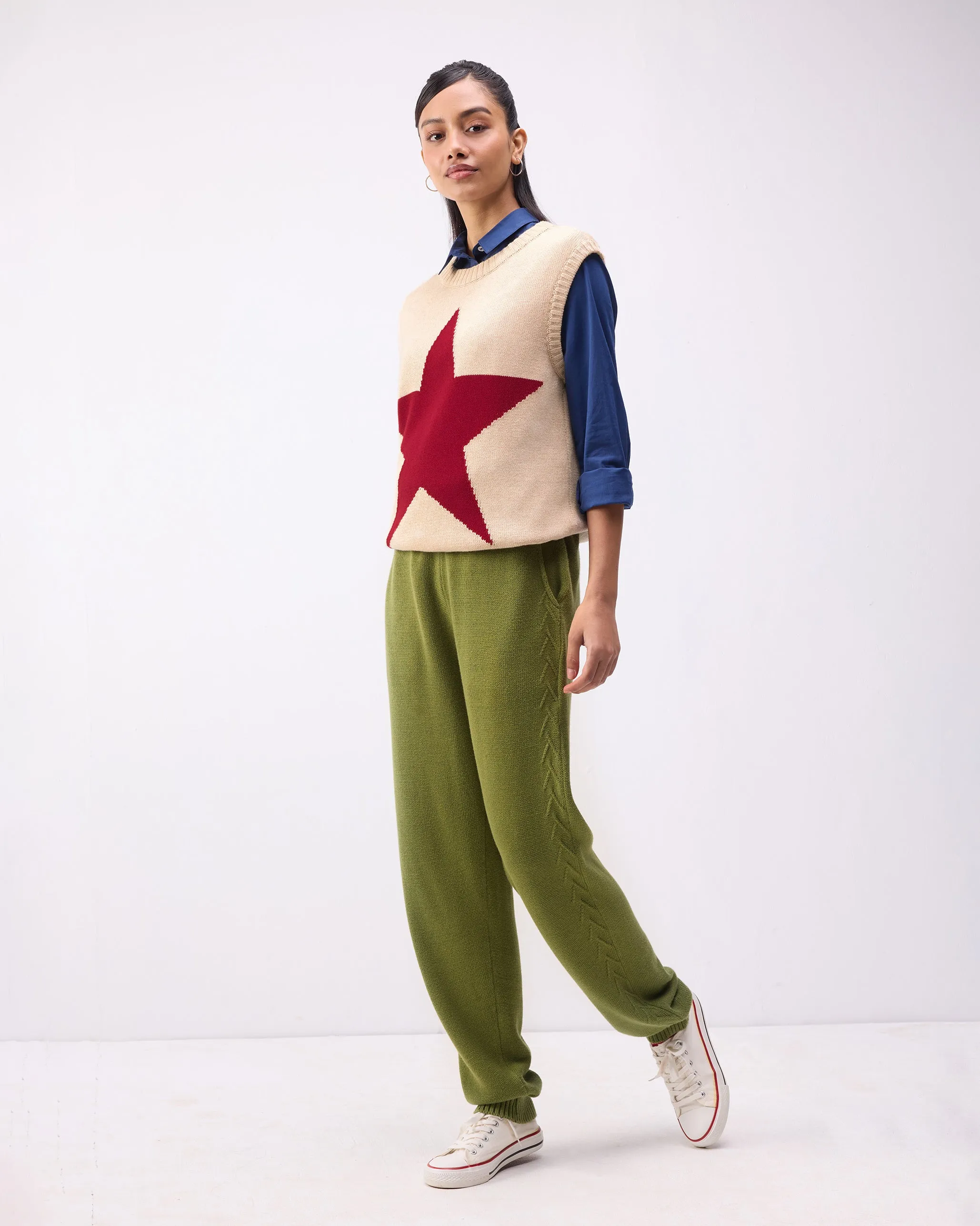 Pull-on Pants - Olive