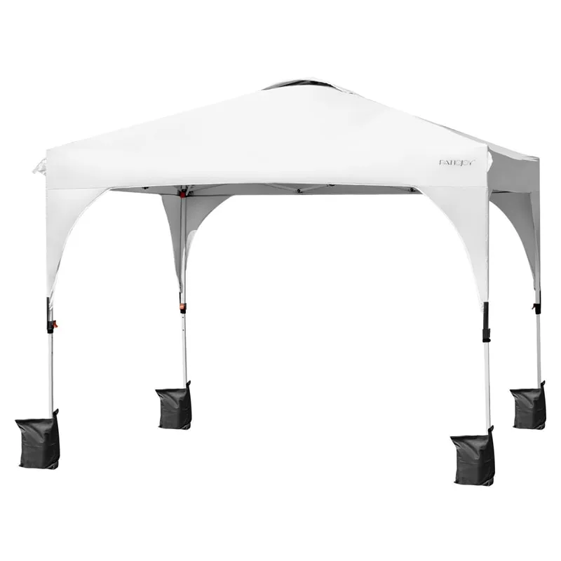 PulseMartix  10' x 10' Outdoor Pop-up Canopy Tent Height Adjustable with Roller Bag