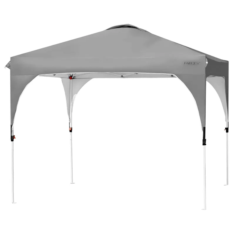 PulseMartix  10' x 10' Outdoor Pop-up Canopy Tent Height Adjustable with Roller Bag
