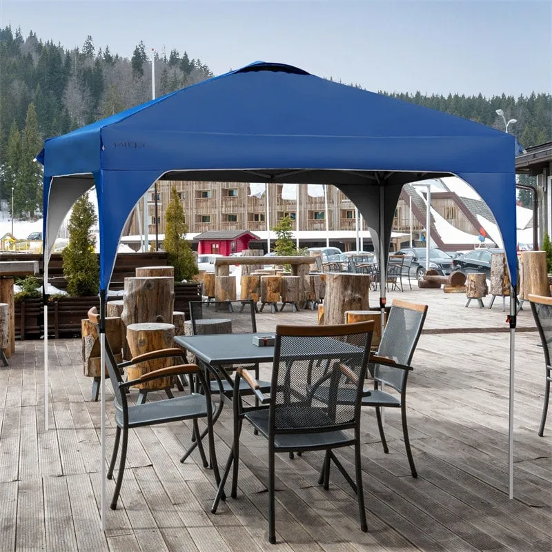 PulseMartix  10' x 10' Outdoor Pop-up Canopy Tent Height Adjustable with Roller Bag