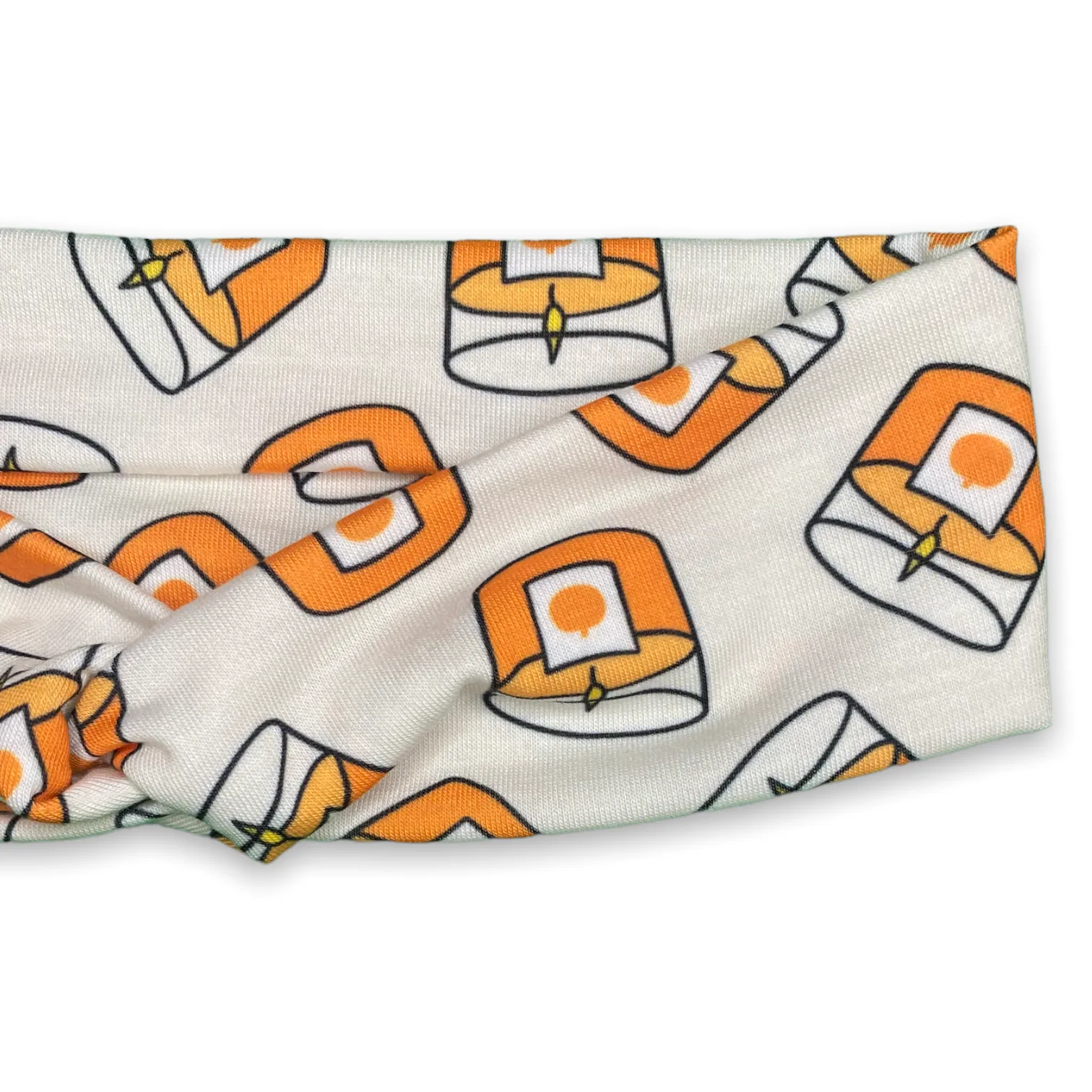 Pumpkin Candle Knotties Headband