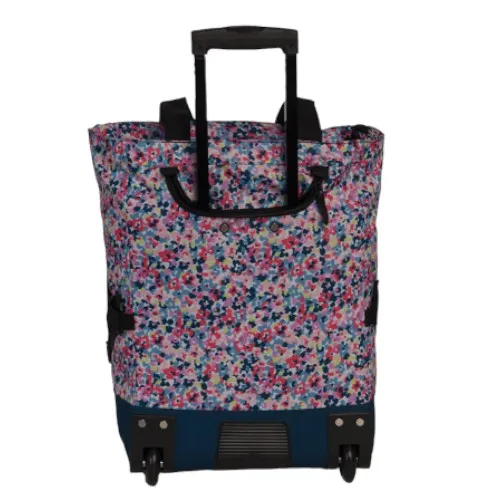 Punta Wheel Trolley Shopper Blue - Multicolor