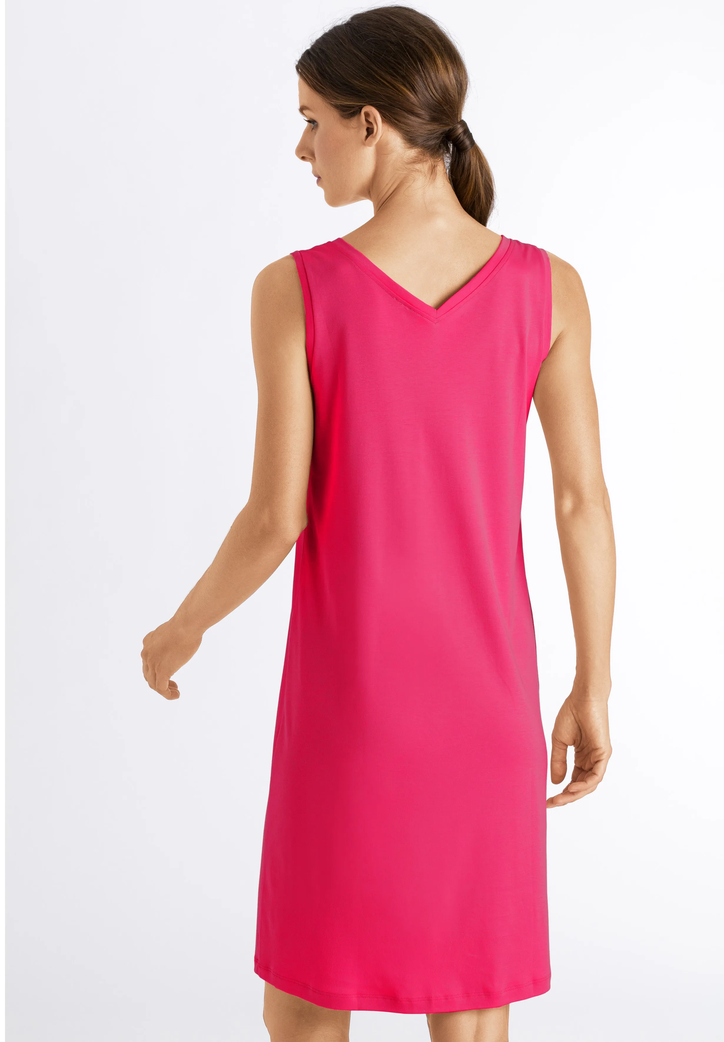 Pure Essence Cotton Tank Nightgown | Fuchsia 77946-2462
