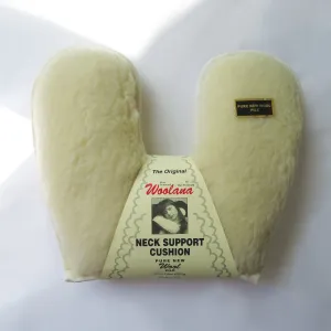 Pure New Wool Neck Support Pillow & Cover