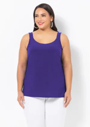 Purple Fashion Jersey Cami