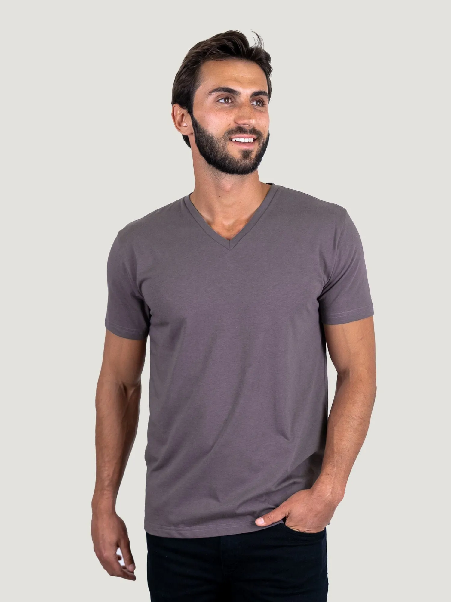 Purple Galaxy V-Neck