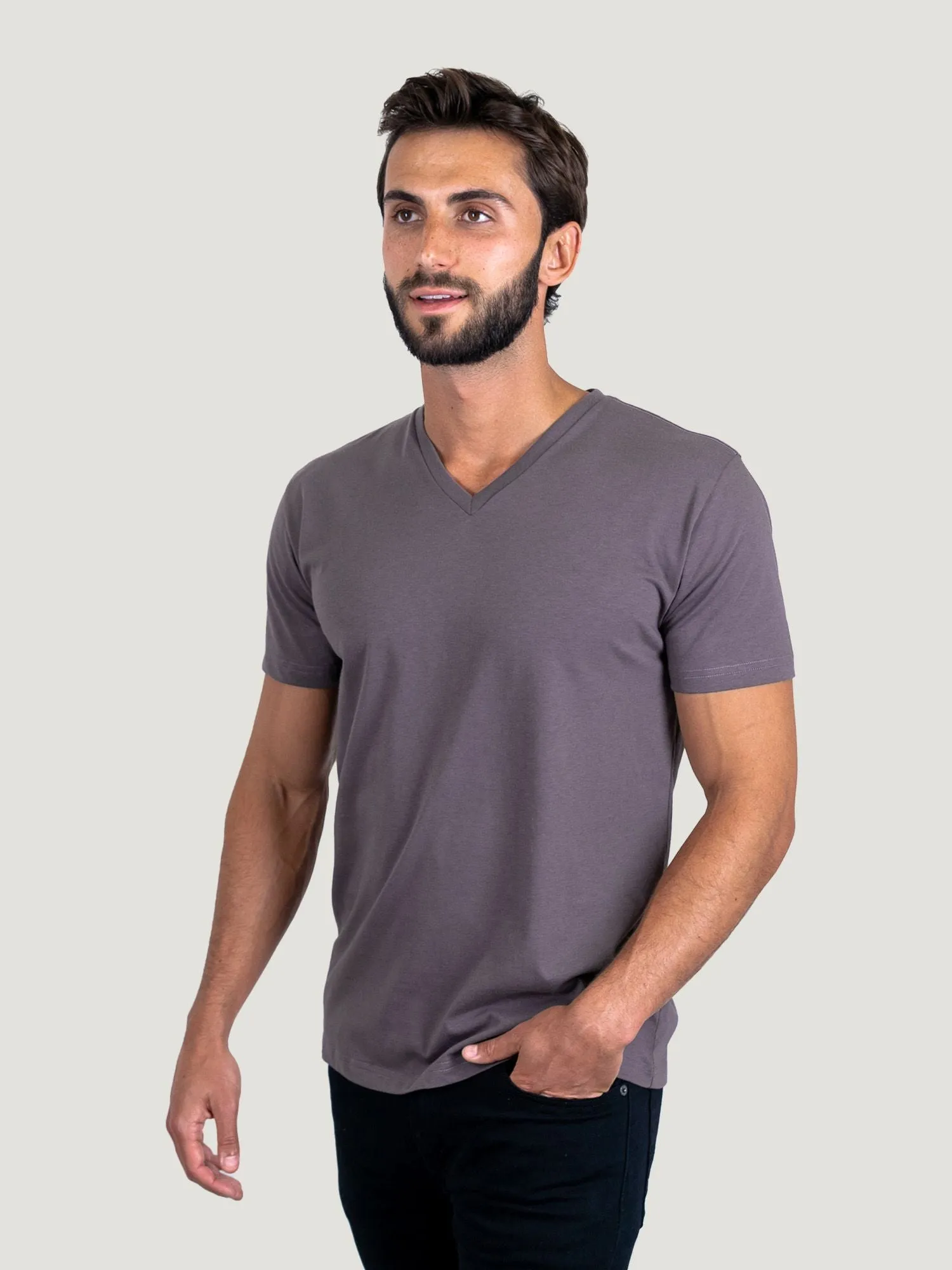 Purple Galaxy V-Neck