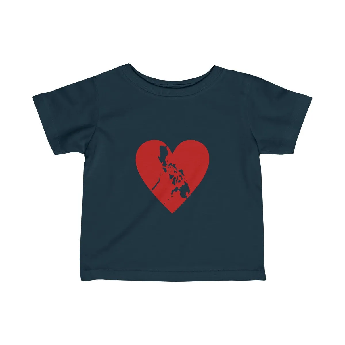 Pusong Pinoy - Infant Fine Jersey Tee - 11 Colors Available