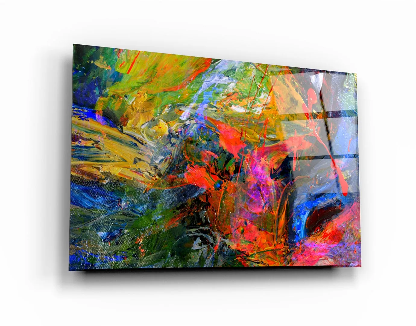 ・"Abstract Colors"・Glass Wall Art