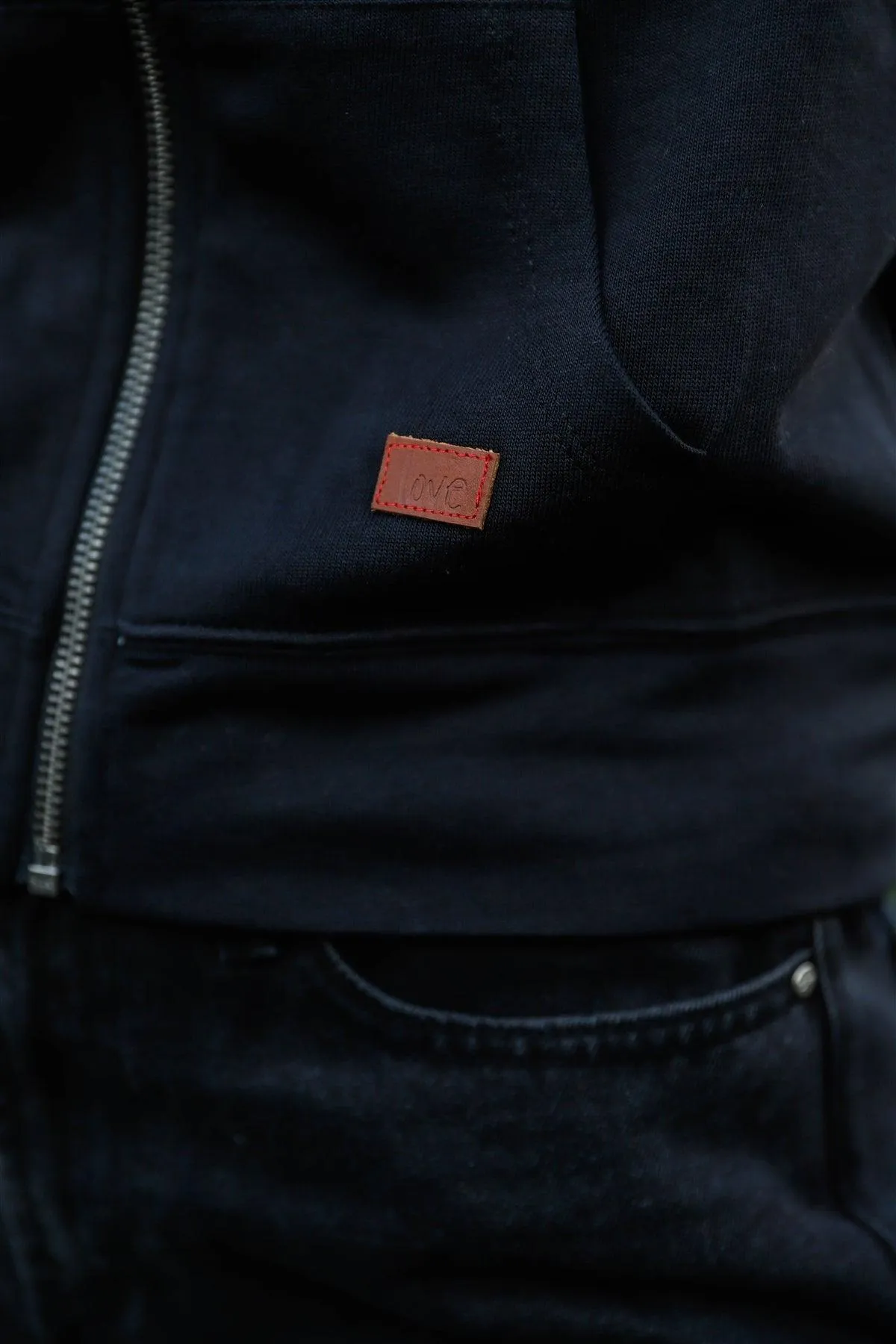 "All We Need Is Love" Zip-Up Hooded Sweatshirt